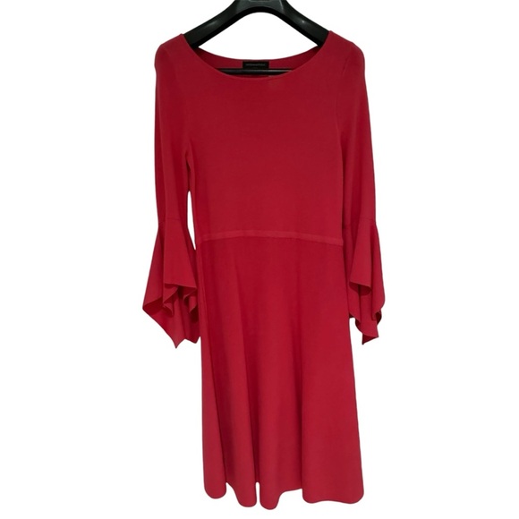 BANANA REPUBLIC - Women’s - Knit Aline Handkerchief 3/4 Sleeve Dress -Pink Small - Picture 3 of 5